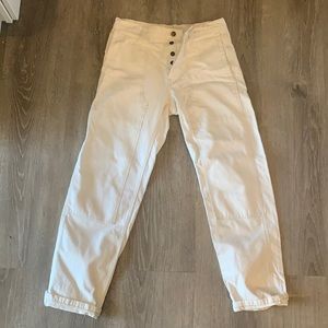 Madewell 30x32 white workwear pants
